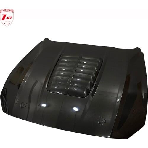 2018-2020 Z-ART for Mustang 2020 GT500 engine hood for Mustang carbon fiber engine bonnet GT500 engine cover for Mustang