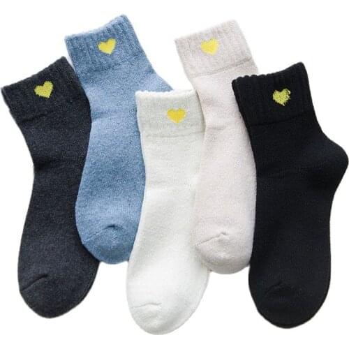10prs/lot New Fashion Women Winter Accessories Ladies Warm Love Wool Socks