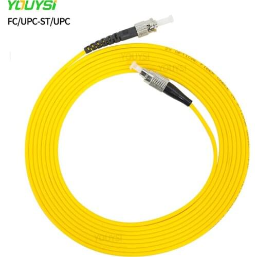 10PCS Simplex FC/UPC-ST/UPC fiber optic patch cord Cable 1m/2m/3m/5m/10m fiber optic jumper cable 2.0mm