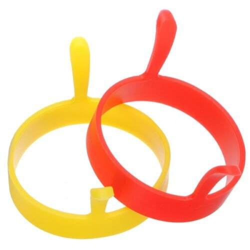 100 pcs New Arrive Kitchen Silicone Fried Fry Frier Oven Poacher Egg Poach Pancake Ring Mould Tool