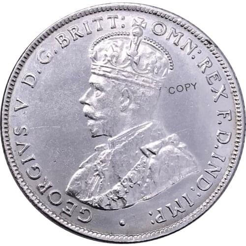 1926 India 1 One Rupee George V King Emperor Cupronickel Plated Silver Collectibles Copy Coin