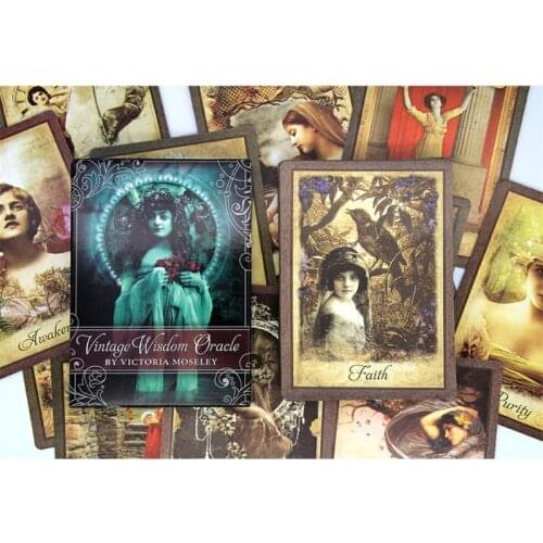 270C Vintage Wisdom Oracle 52 Cards Tarot Deck Full English Family Party Board Game