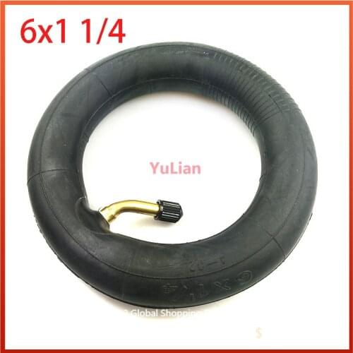6 Inch 6x1 1/4 Inner Tube 6*1.25 Inner Tire for Small Surf Electric Scooter Motorcycle A-Folding Bike Accessory