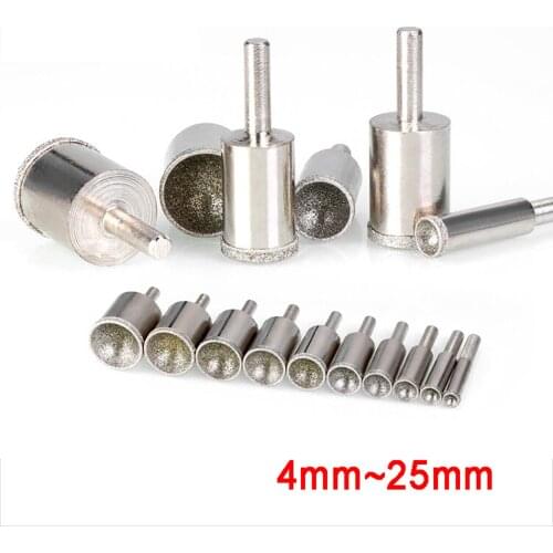 1Pcs 4mm-25mm Rough Sand Diamond Grinding Head For Jade Agate Beads Repair Round Polishing Rotary Tool Accessories