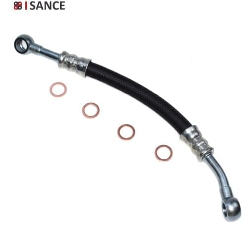 ISANCE Engine Oil Filter Line Vanos to Block Oil Pipe Hose For BMW 3 5 Series X3 X5 E46 E36 E39 E60 323 325 330 525 528 530