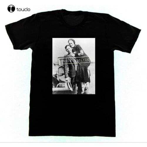 Bonnie & Clyde Shirt T-shirt Cocaine Mafia Cartel Gangster Tee Shirt