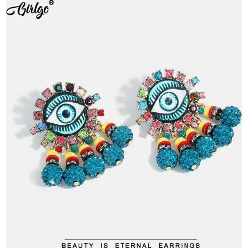 Этнические серьги Girlgo China At AliExpress