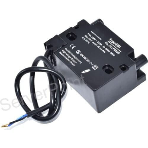 Well Tested For Type EBI No.052F0030 15KV 230V~ 0.25A 50-60Hz Gas Burner Transformer