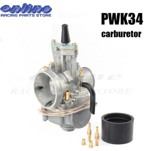 34mm PWK 34 Carburetor carbs For Keihi HONDA SUZUKI KAWASAKI YAMAHA ATV 100cc to 200cc engine