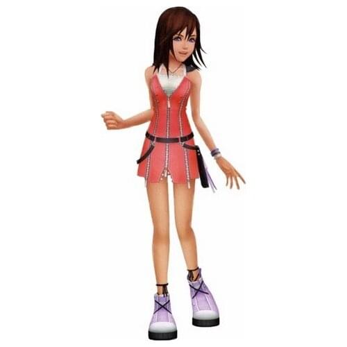 Kairi Red Cosplay Costume from Kingdom Hearts I Free Shipping for Halloween and Christmas