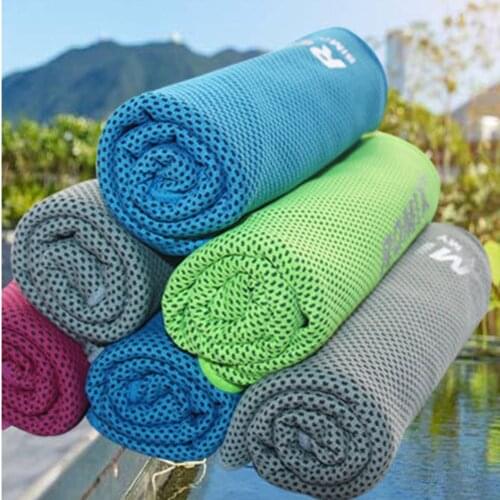 New 2019 Sweatband Cooling Towel Sports Running Cycling For Sportswear Accessories Towels Outdoor Sports Gym Fitness Traveling