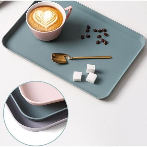 Plastic Kitchen Drawer Storage Organizer Degradable Material Storage Divider Kitchen Tools Grocery Storage Tray Bread Plates
