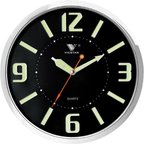 Real life Room Escape Glow in Dark 13 inch Modern Wall Clocks Silent Non Ticking Living Room Wall Watch Large Numerals timer