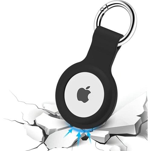 Silicone case For Apple Airtags Liquid Protective Sleeve Apple Locator Tracker Anti-lost Device Keychain Protective cover