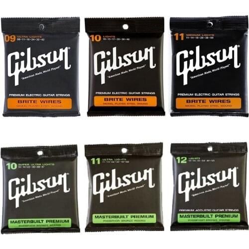 1 SET Electric guitar Strings 09 010 011, Acoustic Guitar Strings 010 011 012