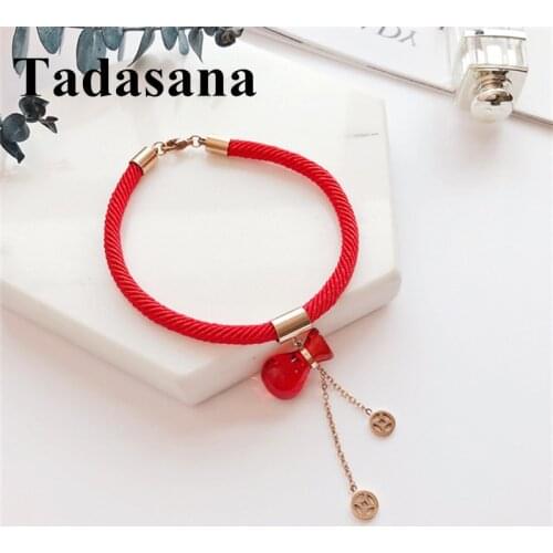Tadasana Bracelets Red Thread
