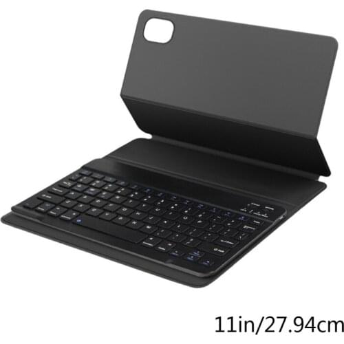 XiaoMi Mi Pad 5pro Slim Shell Stand Cover with Detachable Wireless Bluetooth-compatible Keyboard Case for XiaoMi Mi Pad 5pro