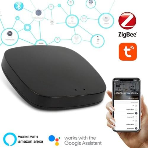Tuya Zigbee Bridge Smart Home Zigbee Gateway Hub Remote Control Zigbee Devices Via Smart Life APP Works With Alexa Google Home