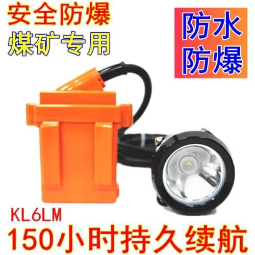Explosion-proof miners helmet KL6LM 150 hours headlights for mine safety cap lamp underground coal KL4LM shipyard