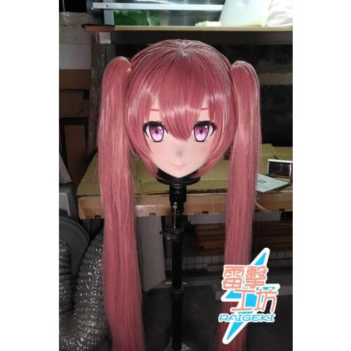 X-KM227)Quality Handmade Female/Girl Resin Japanese Cartoon Character Animego Cosplay Kigurumi Mask Crossdresser