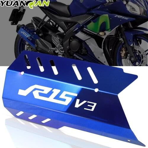 Motorcycle Exhaust Shield Protector Cover Heat Protection exhaust Pipe Crash Protector For Yamaha YZF R15 V3 2017-2020 MT-15