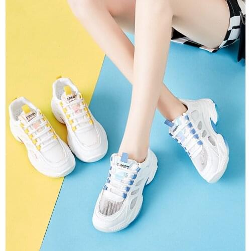 Womens Jogging Shoes Platform Designer Sneakers Breathable Sports Shoes Comfort Casual High Sneaker Women Vulcanized Sneaker