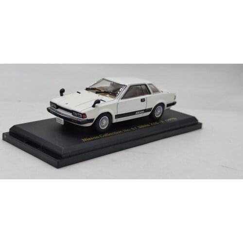 1:43 NISSAN COLLECTION NO.6 SILVIA ZSE-X 1979 Alloy model car Metal toys for childen kids diecast gift