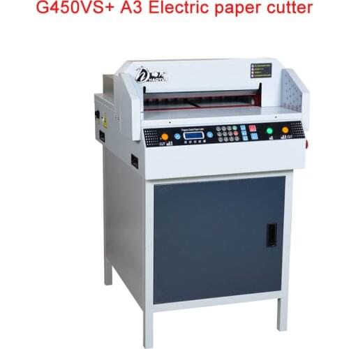 110v/220v Electric Paper Cutter Automatic NC Paper Cutter G450VS+ A3 size Paper Cut machine digital paper trimmer 1pc