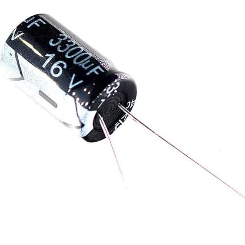 10pcs 16V3300uf volume 13x21mm aluminum electrolytic capacitor