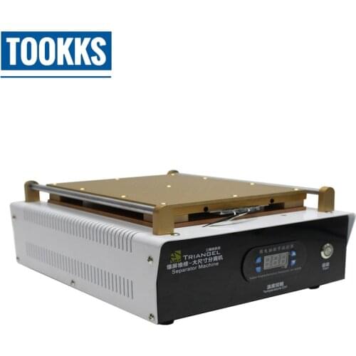 14 inch LCD Hot Plate Separator Machine Build-in Vacuum Pump Separating Tools for Samsung Tablet PC Refurbish