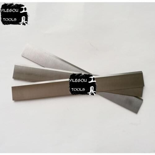 4 Pieces HSS Electric Planer Blades 3*25*410mm W4 High-speed Steel Planer Blades 410mm Length Woodworking Planer Saw Blades