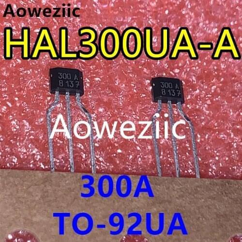 Aoweziic 1Pcs HAL300UA-A HAL300UA HAL300 300A TO-92UA High quality bipolar latched hall hall switch sensor 100% New