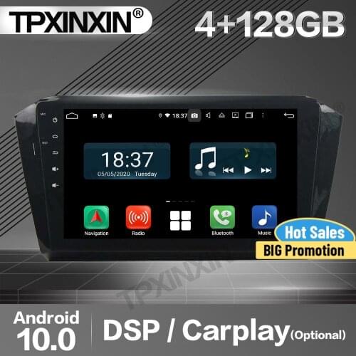 4+128G Apple Carplay Car Radio 2 Din Stereo Receiver Android For VW Magotan 2016 GPS Navigation Player Audio Recorder Head Unit