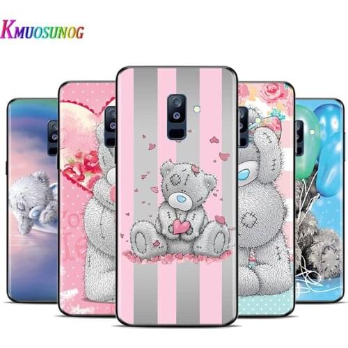 Cute Teddy Bear For Samsung Galaxy A9 A8S A8 A7 A6S A6 A5 A3 A750 Plus 2018 2017 2016 Star Phone Case