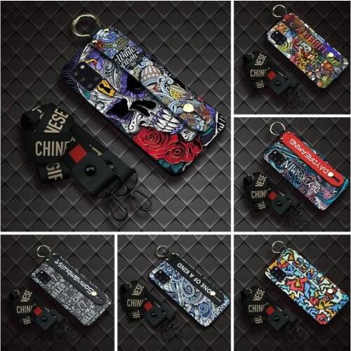 Lanyard Anime Phone Case For Samsung Galaxy A31/SM-A315 Soft Case Customized Phone Holder For Woman