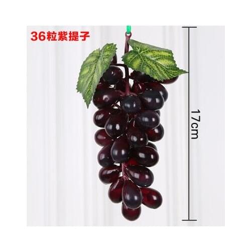 Fruit Grapes Bunch Children Kid Play House Toy Fake Decorative Lifelike Kichen Decoration Tool Unisex Finished Goods Foam 2021