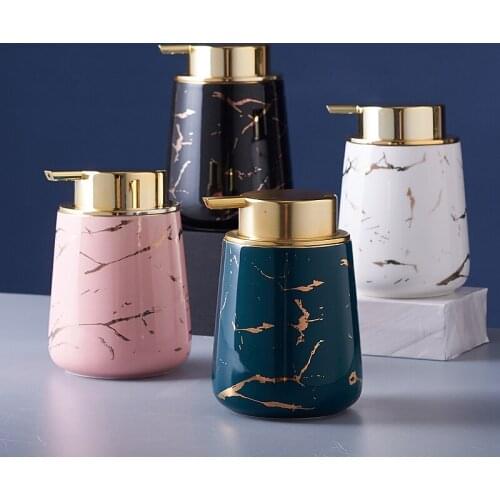 Hand Sanitizer Pressing Bottle Storage Bottle Area Type Ins Shampoo Shower Gel Facial Cleanser Lotion Bottle Creative High-End