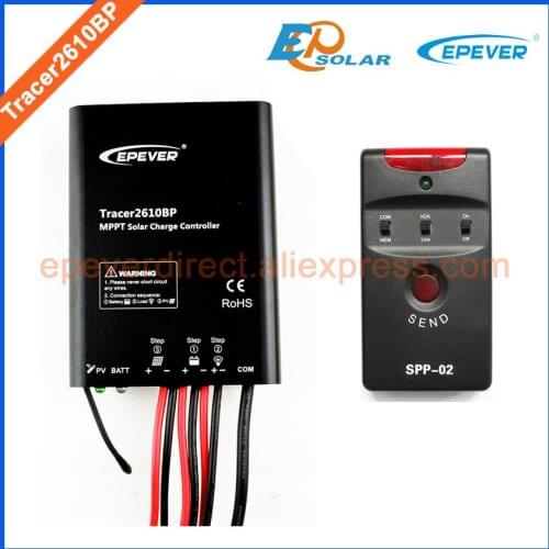 Spp-02 design for lithium Battery Tracer2610BP New series MPPT solar controller 10A 10amps high efficiency solar tracking
