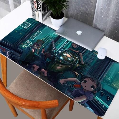 Bioshock Gaming Mouse Pad 2mm Thickness Mat Desk Large Durable Washable Rubber Mousepad Hd Design Home Carpet MousePad