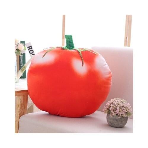 Simulation Plush fruit pillow durian pineapple strawberry tomato eggplant cantaloupe pumpkin vegetable Stuffed plush pillow toys