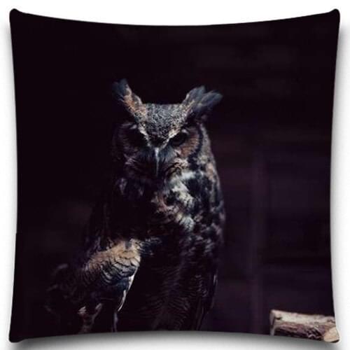 Square Animal Owl Pillow Cases 18 x 18 inch 5 size 9 style Excellent Quality Soft Cushion cover