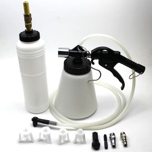 1L 0.75L Capacity Car Brake Bleeder Pumping Fluid Pump Kit Oil Change Purge Tank Tubes Repair Tools Truck Automobile Accessories