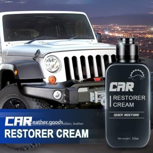 Car Plastic Parts Retreading Agent Panel Agent Car Polish Wax Plastic Leather Retreading Agent Auto Interior Cleaner