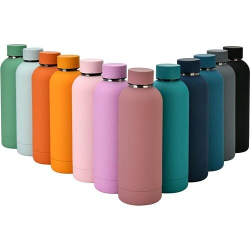 500ML Vacuum Flask Stainless Steel Portable Thermos Bottle Outdoor Sports Water Bottle Big Belly Cup Drink Bottle Travel Mug -40