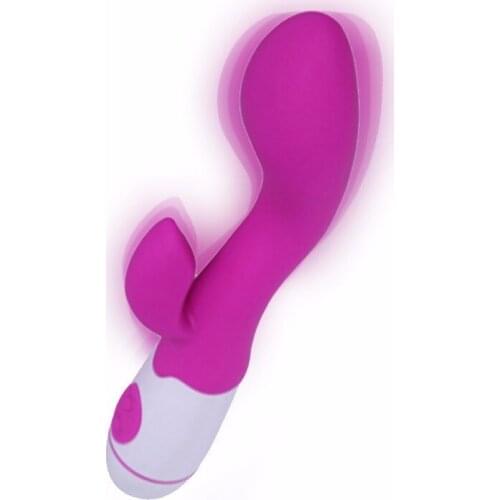 30 Speeds Silicone G-spot Dildo Vibrator Double Shock Vibrator Sex Toys for Women Vibrating Penis Clitoral Anal Massage Vibrator