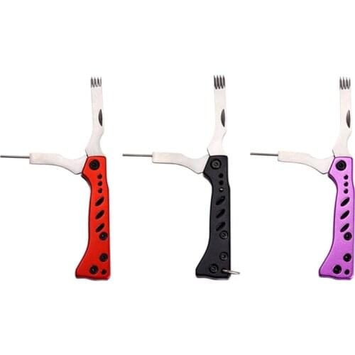 Stainless Steel Foldable Squid Calamary Clippers Fishing Lure Pliers Tackle Tool Cutting Fish Use Tongs Multifunctional