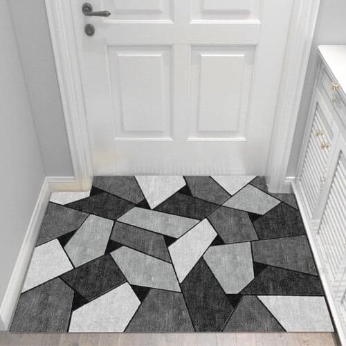 Modern Geometric Floor Carpets Kichen Mat Entrance Doormat Decor Non-slip Washable Bath Mat Carpet for Living Room Area Rugs