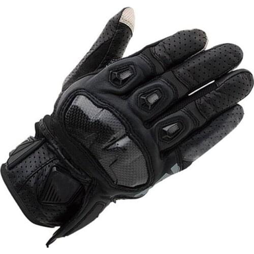 Motorcycle Special Gloves Light Breathable Safe Racing Off-Road Full-Finger With holes Wear-Resistant Anti-shock Waterproof Blac