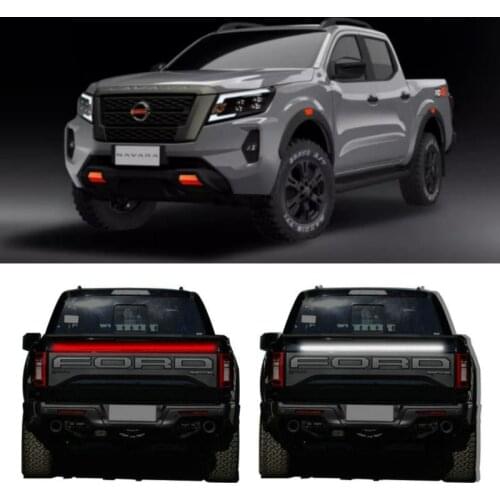 120cm 150cm Car Led Brake Light Running Tail lights For Nissan Navara Isuzu D-Max SsangYong Musso Mitsubishi L200
