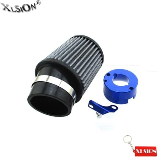 XLSION Aftermarket 62mm Blue Air Filter Adapter Kit For Predator 301cc 420cc Honda GX340 GX390 Lawnmower Go Cart